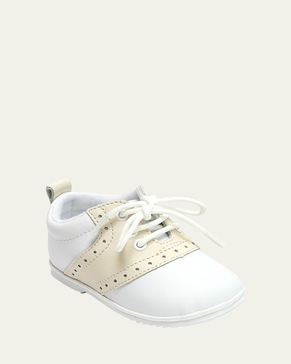 Boy's Austin Two-Tone Leather Saddle Oxford Shoes,